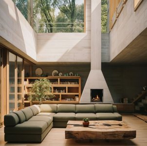 Modern interior detail